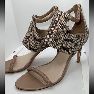 COLE HAAN "LISE "HEEL DRESS LEATHER SANDALS  SZ"9 B